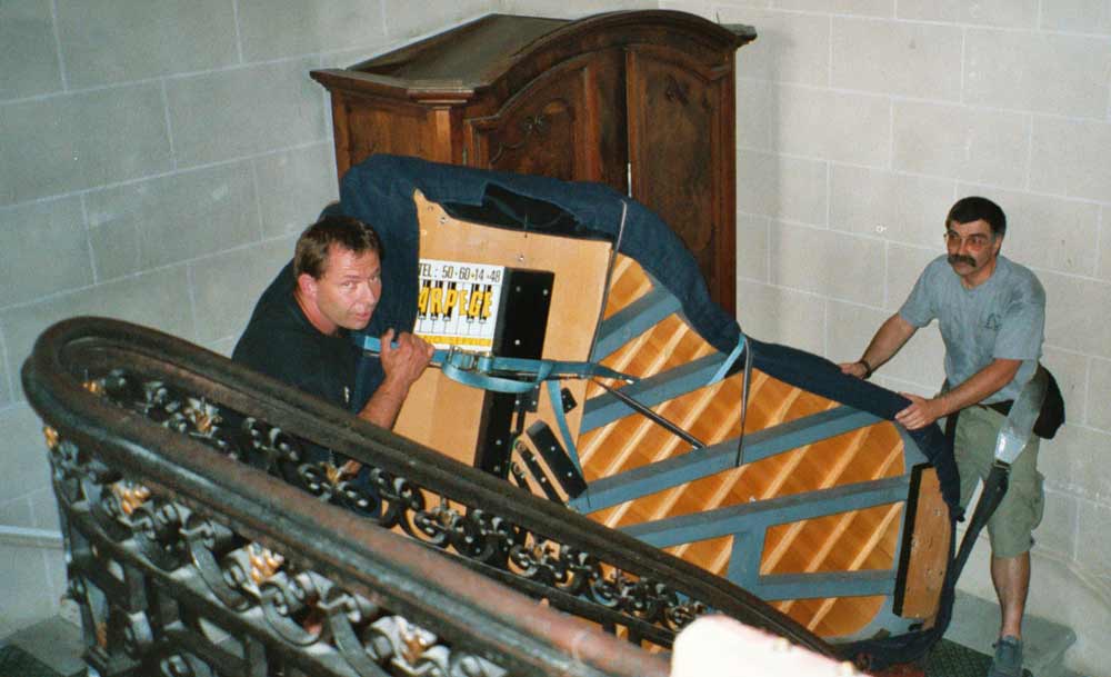 Port d'un piano à queue, l'art et la manière, comment porter un piano à queue