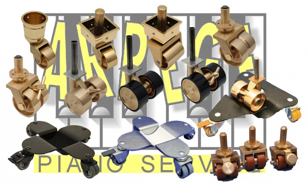 Roues pour piano à queue