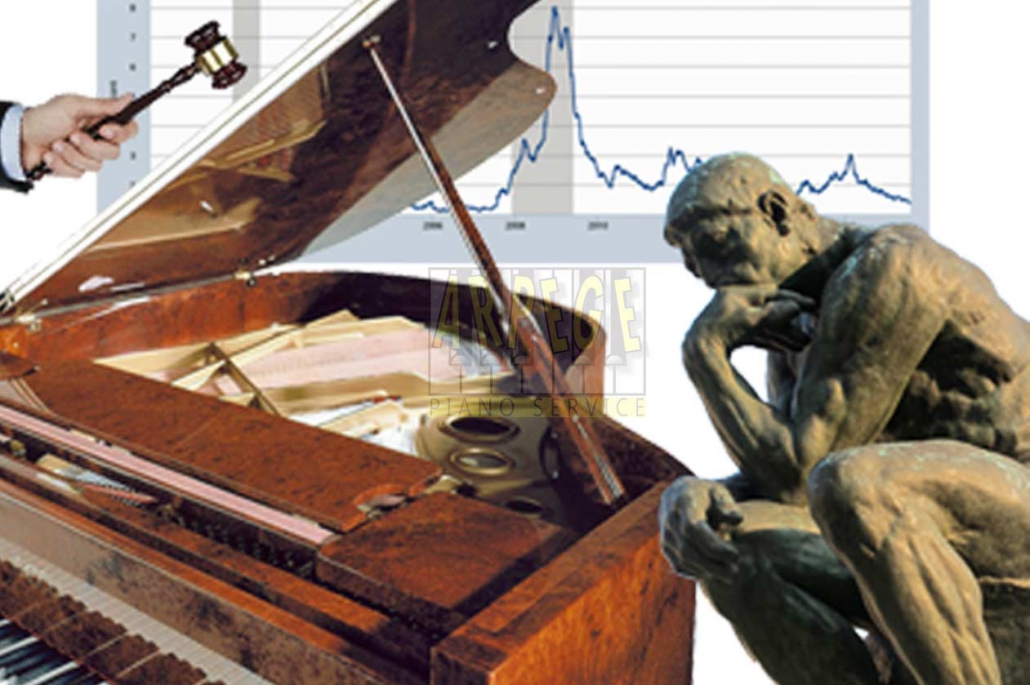 Evaluation, estimation de la valeur d'un piano
