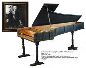 Piano-forte de 1720 de B. Cristofori, collection du Met à N.Y.