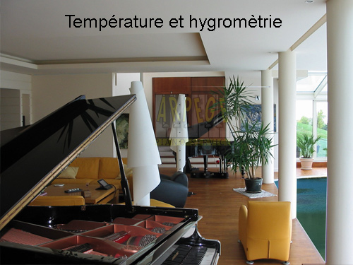 Les conditions optimales d'hygrom&eacute;trie pour un piano
