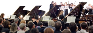 Bach Concerto pour 4 pianos et orchestre BWV 1065 à St Nicolas de Véroce