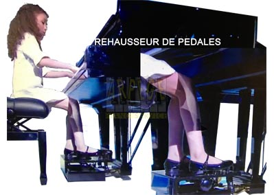 Rehausseur, extension de pédales pour piano