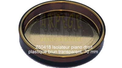 Isolateur pour piano, en matière plastique, blanc 70 mm - B-Z504125