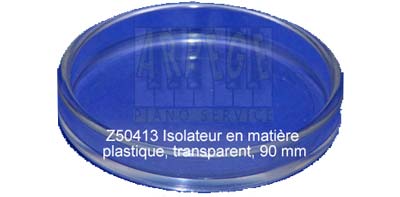 Isolateur pour piano, en matière plastique, transparent, 90 mm - B-Z50413 