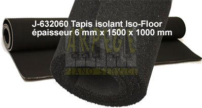 Tapis Insonorisant Tapis D'Isolation Acoustique Épaissi Réduisant