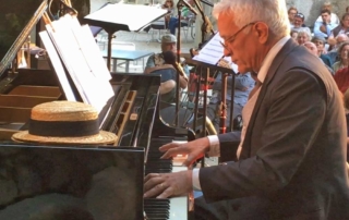 Brenno Boccadoro plays Maple Leaf Rag, on the stage of Jazz in Fort l'Ecluse 2018
