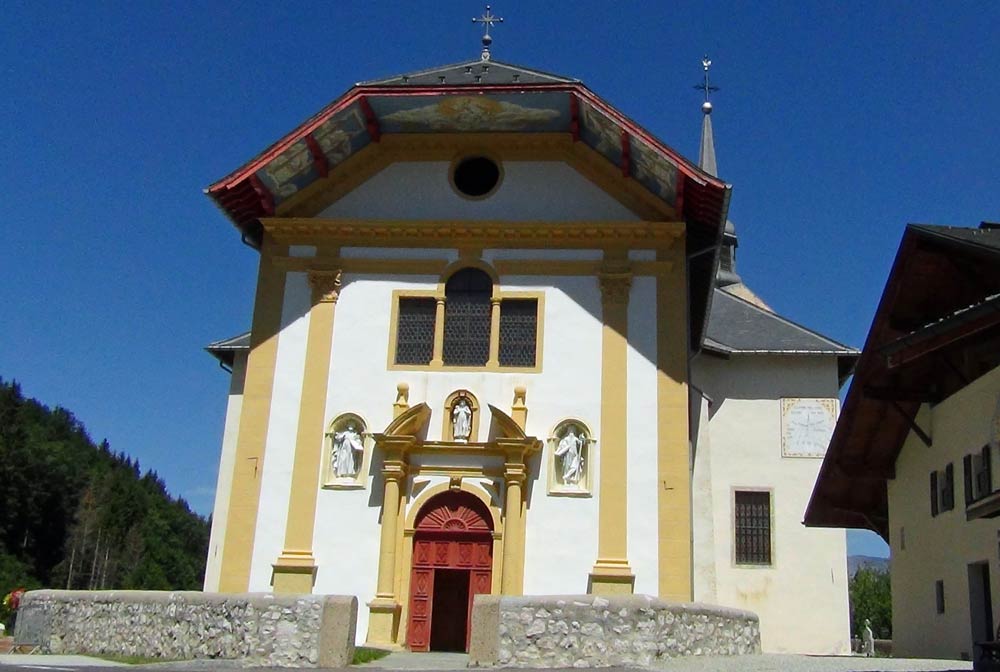 Eglise baroque de saint Nicolas de Véroce