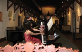 Mikiko Gemba-Moulin et Olivier Moulin - Abbaye Talloires, grande galerie, concert hommage à Debussy