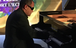 Moncef Genoud en concert piano solo à l'Orangerie du château de Voltaire à ferney en ouverture de Jazz in Fort l'Ecluse 2019