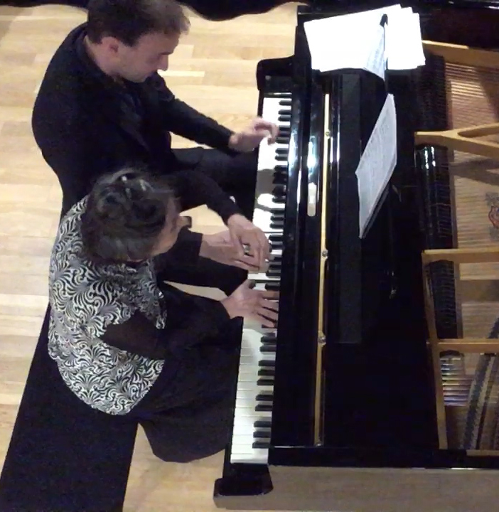 Chantal Vincent et Guillaume Vincent dans Extraits des Liebeslieder Walzer op52 de Brahms