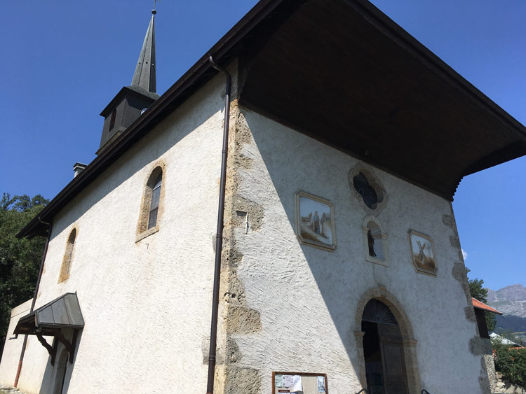 Choeur du Camp chantant 2019 en concert à Domancy, aux pieds du Mont-Blancs