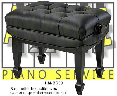 Banquettes de concert pour piano - mécanique double