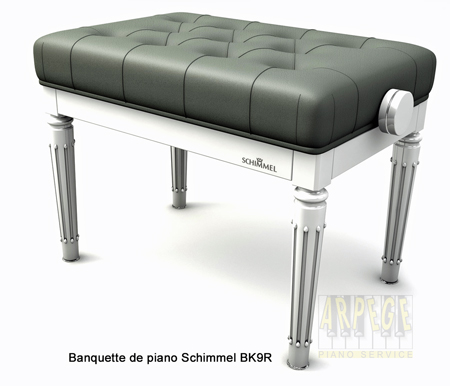 Shiver - Banquette piano - Blanc mat - Autres accessoires piano