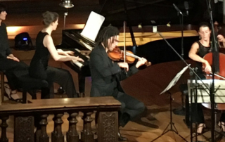 Trio Nuori en concert à saint Nicolas de Véroce, 9 août 2022