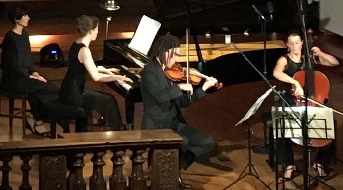 Trio Nuori en concert à saint Nicolas de Véroce, 9 août 2022