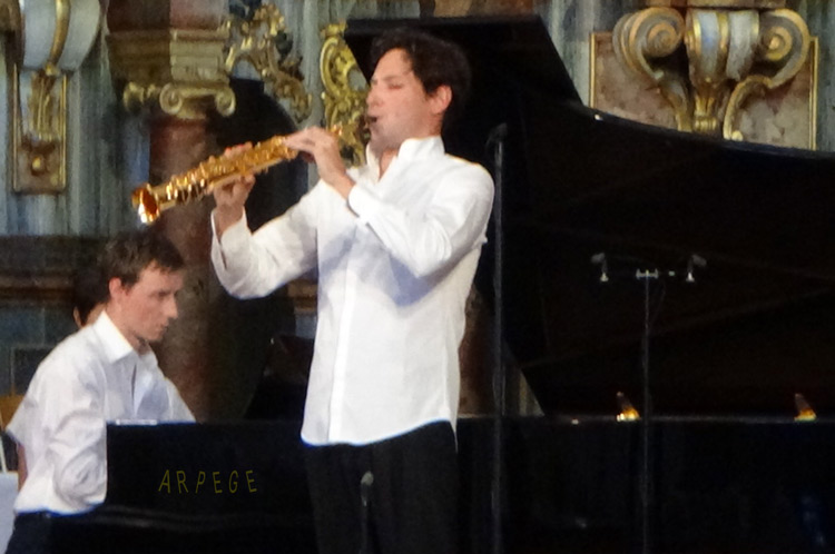 Gaspard Dehaenne, piano et sandro Compagnon, Saxophone soprano