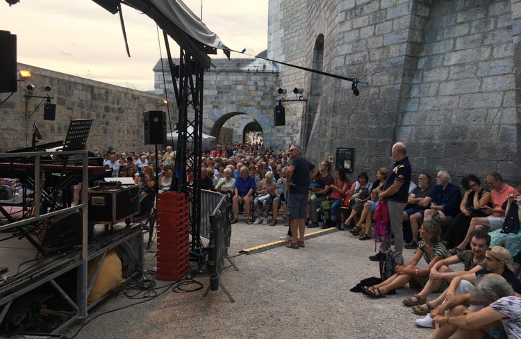 One Step Gospel - jazz in Fort l'Ecluse, record crowd August 24, 2024