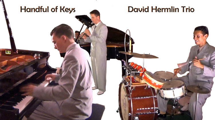 David Hermlin Trio : Handfull of keys _ Jazz in Fort l'Ecluse 29 juin 2024
