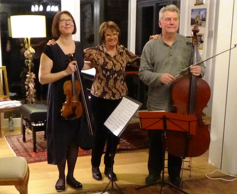 Claire Klepzig, violon Francois Siéfert, violoncelle Fabienne Tabarié, piano