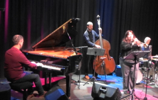 Fabrice TAREL et Alexandra RIDOUT Quartet Cyril BILLOT double bass Andy BARRON, drums