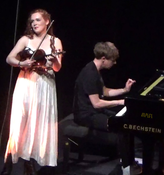 Camille Berthollet, violon et Vincent Forestier, piano