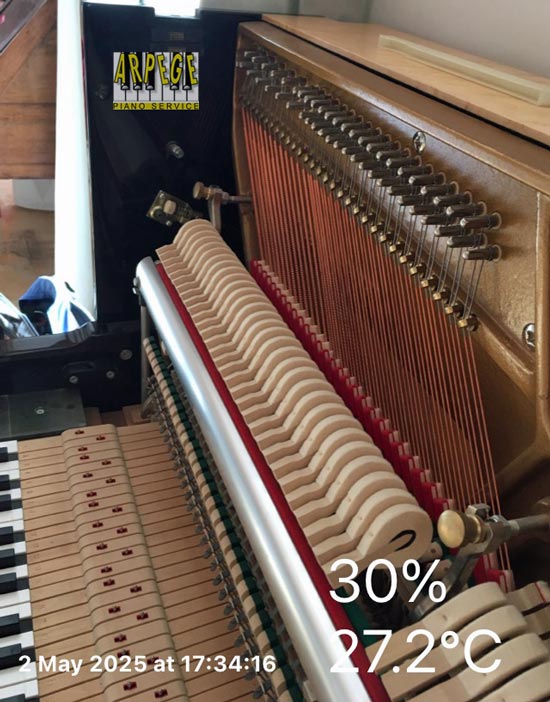 Piano Sauter Domino, au pied de la Tournette, à Montmin