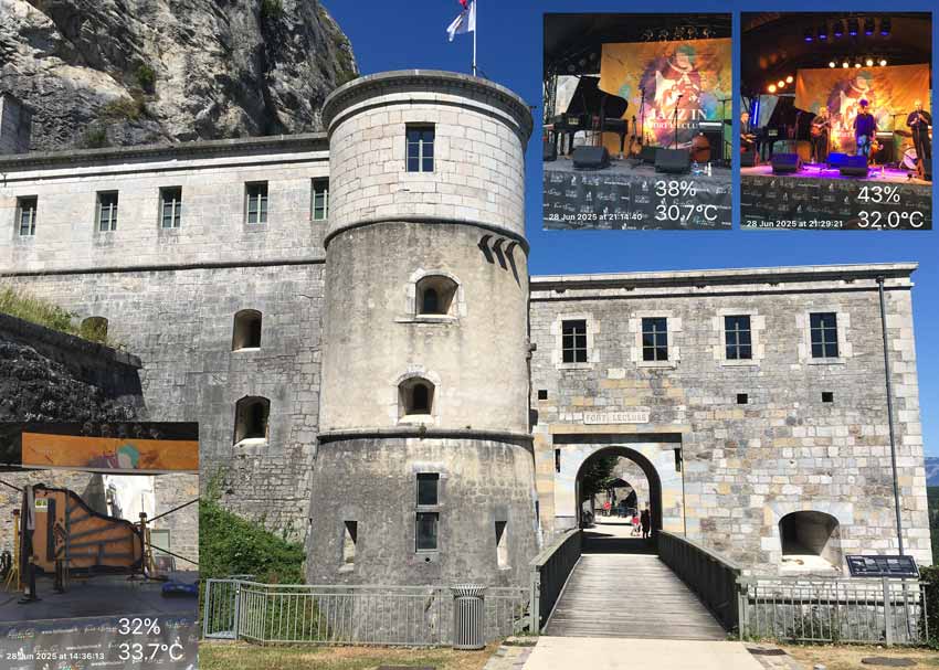 Fort l'Ecluse, pays de Gex, climat controle