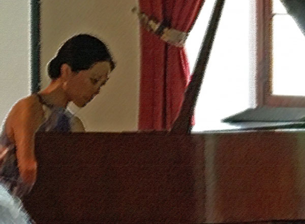 Paulin Yang working her magic in Talloires