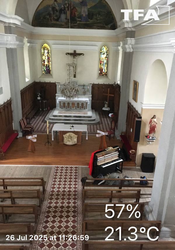 Préparation pîano pour concert chorale en l'Eglise du Petit bornand