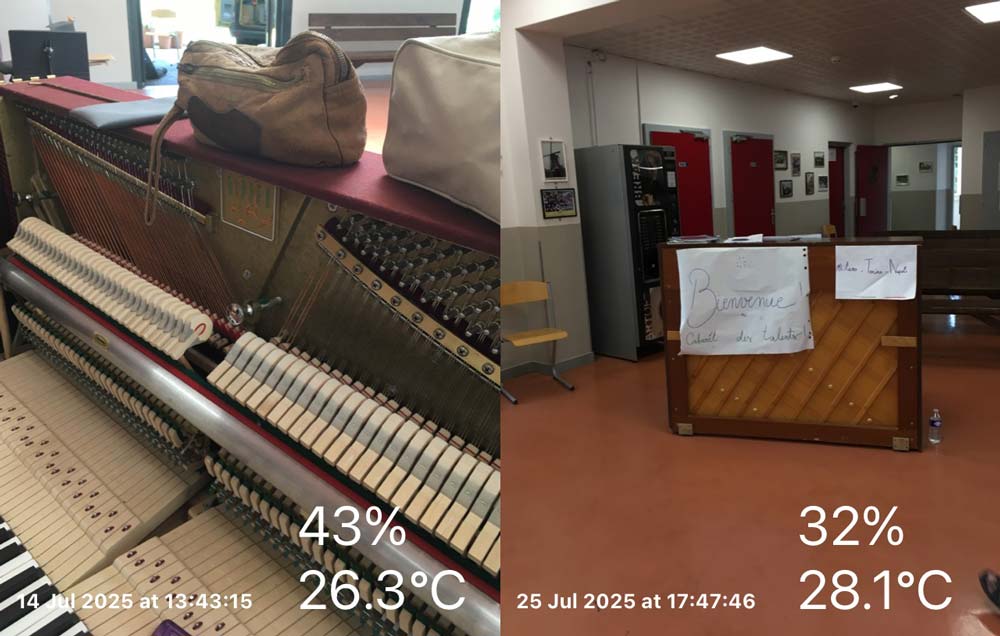 Piano de travail du camp Chantant 2025