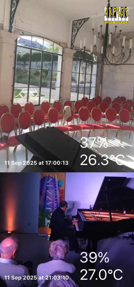 Climat control - Orangerie du Château de Voltaire à Ferney_ récital de piano, Moncef Genoud, le 11 septembre 2025