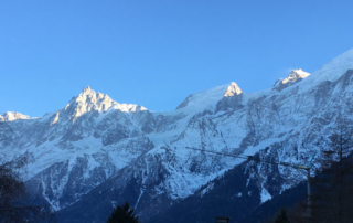 Ombres et lumières sur la chaine du Mont-Blanc le 03 01 2026