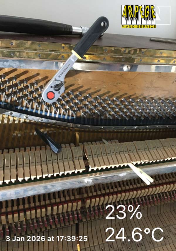 Piano gaveau 49134, reveil après 50 ans d'oubli