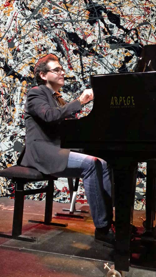 Recital de Nicola Serravalle à val Thoens le 13 janvier 2026: D. Scarlatti, Schubert, Beethoven, Camille Pépin, n°1 inspiré de la peinture de Jackson Pollock, Keith Jarrett