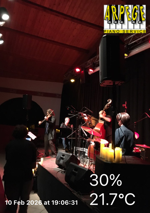 Fabrice TAREL & Caroline Bugala Quartet "JOY!" - Temperature et hygrometrie