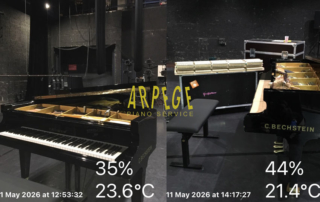 Accord, réglage, harmonisation du pianodu théâtre les Allos à Cluses