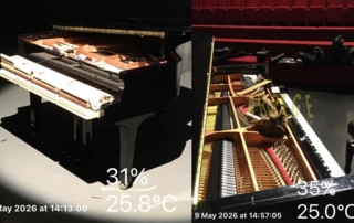 Preparation piano pour concert, accord, réglage, intonation. Piano voicing for concert