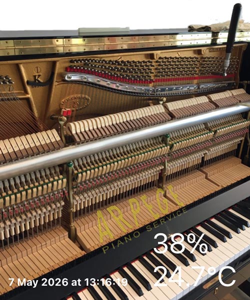 Entretien d'un piano Steinway Z