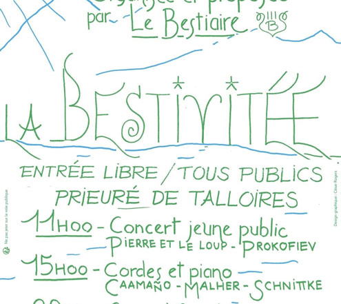 La Bestivitée, Talloires 2026 - Communiqué du Bestiaure ; Chers ami.e.s du Bestiaire, habitant.e.s de Talloires, public mélomane, festivaliers et autres spectateurs réguliers de l’Ensemble Le Bestiaire, Après 6 éditions mémorables, la Mairie de Talloires-Montmin et son conseil municipal ont pris la décision de ne pas soutenir notre cher festival Les Bestivités cette année et ce en coupant non seulement l’intégralité de son soutien financier mais également toute mise à disposition matérielle et aide logistique. Après multiples tentatives de dialogue depuis l’investiture de la nouvelle équipe municipale menée par T. Portafaix, notamment notre demande d’accès au dossier de subvention (pourtant légalement obligatoire) restée sans réponse, leur décision nous est parvenue par mail à seulement trois mois de la tenue du festival. Cette décision est restée immuable malgré une pétition lancée par les habitant.e.s de Talloires-Montmin avec plus 700 signatures qui demandait une réexamination du dossier. Ce choix est d’autant plus incompréhensible qu’il découle d’une méconnaissance avérée du festival d’une part en le qualifiant par écrit de “spectacle” et d’une autre lors du rendez-vous avec Mr Le Maire où nous avons du reprendre l’historique du festival et de l’association ainsi que préciser que nous étions tous musiciens professionnels. Cette décision rend impossible la tenue de l’édition 2026 des Bestivités telle que nous l'avions initialement conçue et met en péril l'équilibre financier et la faisabilité de l'événement. En effet, le non soutien de la commune qui héberge le festival nous oblige automatiquement à renoncer aux subventions des autres institutions que nous avions acquises grâce à l’ancrage et l’ancienneté des Bestivités. Après plusieurs délibérations et dans ces conditions nous nous voyons contraints d'annuler le festival car nous ne pouvons tenir nos engagements vis-à-vis de nos partenaires, des artistes et du public. Nous avons néanmoins décidé de maintenir une des quatre journées initialement prévues le samedi 5 septembre 2026, sans renoncer à l’accessibilité pour toutes et tous, par amour pour l’événement que nous avons construit ensemble depuis 2019, par respect pour le public fidèle et grâce au soutien de Gabriella Goldstein, nous donnant accès à la Grande Salle du Prieuré. Afin de pouvoir organiser cette journée dans des conditions décentes et nous permettre d’envisager une suite pour l’activité de l’association du Bestiaire, nous faisons appel à vous, à votre générosité et à votre dévotion, chers ami.e.s du Bestiaire, habitant.e.s de Talloires, public mélomane, festivaliers ou simplement défenseurs d’une culture de qualité accessible. Merci encore d'être là pour nous Bestialement votre, L'équipe du Bestiaire